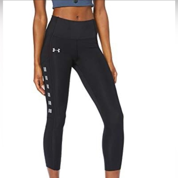 Under Armour UA Qualifier Speedpocket Roadside Runway Crop - Picture 4 of 8